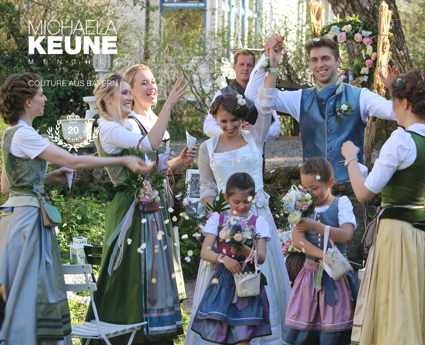 Trachtenmode Michaela Keune Designer Dirndl München - Couture Dirndl Kollektion HOCHZEIT